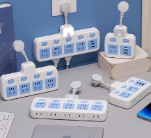 公牛（BULL）智能数显屏幕电竞氮化镓35W快充小电舱立式插座/多功能USB桌面立式笔记本插线板插排 2C2A+6插孔