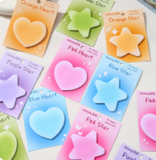 渐变便利贴便签纸便条纸手帐高颜值可粘贴学生用彩色记事贴