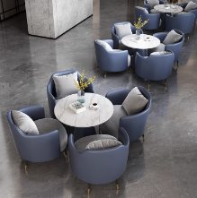 办公沙发组合办公室简约会客接待沙发商务皮沙发