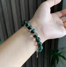 天然绿幽灵聚宝盆收藏高货手链实体批发一手货源